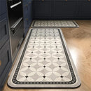 Axyaa Printed Kitchen Mat - Absorbent & Non-slip Area Rug for Living Room, Bedroom & Hallway