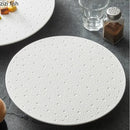 Axya White Ceramic Dinner Plate Set Steak Sushi Fruit Bowl Sashimi Dish
