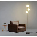 Axyaa Modern Vertical Floor Lamp with Frosted Glass Lampshade
