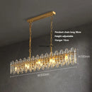 Axyaa Copper Crystal Chandelier for Dining Room, Living Room, and Restaurant