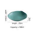 Axyaa Retro Ceramic Dinner Plate Set