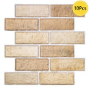 Axyaa Faux Brick Wall Panel Peel and Stick Tile for Kitchen Bathroom