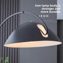 Axyaa Nordic Arc LED Floor Lamp, Adjustable Angle for Modern Living Room Lighting.