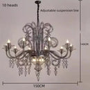 Axyaa Nordic Luxury LED Chandelier for Elegant Home Decor Lighting