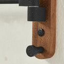 Axyaa Rotating Towel Rack and Tissue Storage for Bathroom, Space-Saving Towel Pole