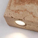 Axyaa Natural Stone LED Wall Sconce 3000K for Bedroom, Stairs, Aisle, Corridor