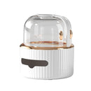 Axyaa Rotating Tissue Box Holder & Cosmetic Organizer