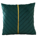 Axyaa Flannel & Dutch Velvet Pillow Cover Set - 45x45 Home Decor