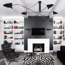 Axyaa Spider Serge LED Pendant Chandelier: Retro Industrial Style, Modern Duckbill Design