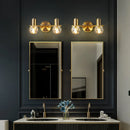 Axyaa Modern Gold Crystal Wall Lamp for Elegant Indoor Lighting