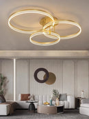 Axyaa Modern Round Ring Ceiling Light with Acrylic Minimalist Design