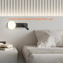 Axyaa Adjustable LED Reading Wall Lamp with Switch - Bedroom Bedside Lighting