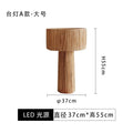 Axyaa Rattan LED Floor Lamp - Retro Wabi-Sabi Art Decor for Bedroom Living Room