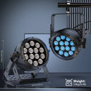 Axyaa 14LEDs Waterproof RGBW Par Light: DMX Sound Control Stage Effect for Disco Club