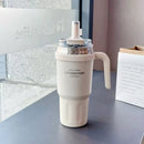 Axyaa Stainless Steel Insulated Travel Mug Large Capacity Cold Cup Stainless Steel