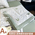Axyaa Double Layer Cotton Linen Soybean Summer Quilt