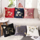 Axyaa Flannel Throw Pillowcase 45X45, Cozy Home Decor Cushion Covers