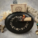 Moonphase Jewelry Dish for Rituals and Decor by Axyaa - 5.5inch Decorative Tray