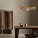 Axyaa Rattan Hanging Lamp Chandelier for Living and Dining Room