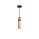 Axyaa Yellow Cave Stone Pendant Light LED for Home Decor and Lighting
