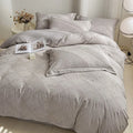 Axyaa Super Soft Double Layer Jacquard 4-Piece Set, Cash Cow Series