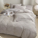 Axyaa Super Soft Double Layer Jacquard 4-Piece Set, Cash Cow Series