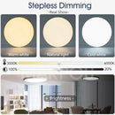 Axyaa Smart LED Ceiling Lamp for Living Room - Dimmable & Remote Control - Modern Design