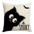 Axyaa Halloween Pumpkin Print Pillow Cover 45x45 - Festive Home Decor & Holiday Gift