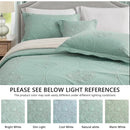 Axyaa King Size Reversible Bedspread Set - Lightweight with Real Stitching