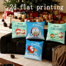 Axyaa Merry Christmas Cartoon Cushion Covers - Sofa Bedroom Car Pillow Cover