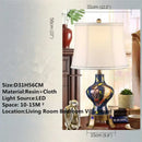 Axyaa Retro Table Lamp for Luxe Living Room, Hotel Bedroom LED Desk Light
