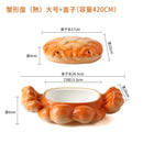 Axyaa Crab Shell Plate: Exquisite Ceramic Tableware for Fruit Salad and Kitchen Décor