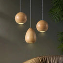 Axyaa Wood Table Pendant Light for Home Decor and Commercial Spaces