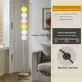Axyaa Rainbow Candy Glass Balls LED Floor Lamp for Stylish Living Room Decor