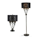Axyaa Modern Fabric LED Floor Lamp for Home Decoration and Reading