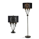 Axyaa Modern LED Fabric Floor Lamp for Home Decor & Reading