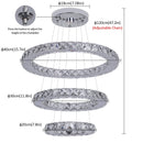 Axyaa Crystal Luxury Pendant Lights with Remote Control - Smart Hanging Chandelier for Home