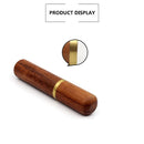 Axya Solid Wood Cigar Tube - Handmade Moisturizing Tool with Gift Box