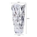 Axyaa Crystal Glass Hydroponic Vase for Art Flower Arrangement and Decor
