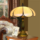 Axyaa Tiffany Style Stained Glass Table Lamp Vintage Bedroom Desk Light