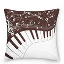 Axyaa Music Note Cushion Cover 45x45cm Pillowcase Decorative Pillow Home Decor