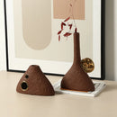 Axyaa Geometric Triangle Ceramic Flower Vase - Artistic Home Decoration Accessory