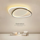 Axyaa LED Ceiling Lights: Modern Round Bedroom Study Living Room Lamps, Indoor Lighting Fixture