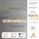 Axyaa Luxury Glass Crystal Chandelier for Living Room, Bedroom, and Study