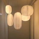 Axyaa Silk Wabi Sabi Pendant Lamps: Nordic Japanese Style for Kitchen Living Room Staircase