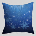 Axyaa Christmas Snowflake & Deer Pillow Covers - Sofa Bedroom Car Cushion Cover