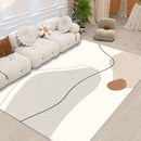 Axyaa Nordic Minimalist Bedside Rug - High-Quality Studio Lounge Decoration Rug