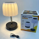 Axyaa Adjustable Height Rechargeable Table Lamp, Portable Wireless Touch Night Light.