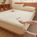 Axyaa Class A Raw Cotton Soybean Mattress - Embroidered & Dye-Free, Thickened & Machine Washable