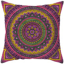 Axyaa Mandala Print Square Pillowcase - Home Decor Cushion Cover